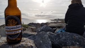 Beer on the Beach at Galway