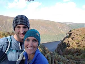 View from the top of Wicklow Mountain Trail