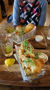 Fish and Chips at the Jameson Experience