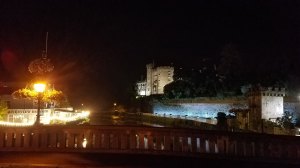 Kilkenny Castle at night