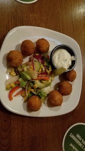 Stuffed Mushrooms at the Old Schoolhouse in Swords, Ireland.