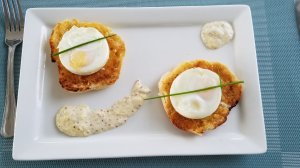 Poached Eggs on a Muffin