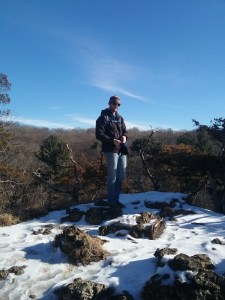 Backbone view in the winter