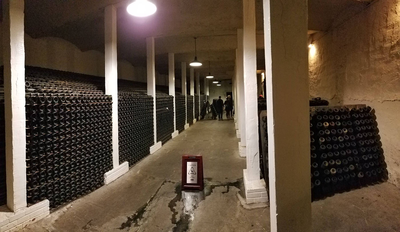 Korbel wine cellar