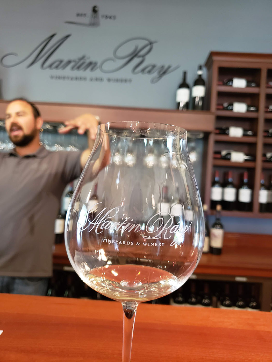 Martian Ray Vineyards & Winery tasting room