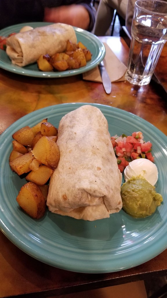 Pat's Cafe in San Francisco - breakfast burrito