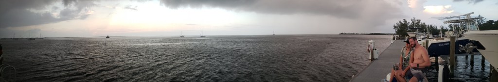 Panoramic View of the Moon Bay Marina