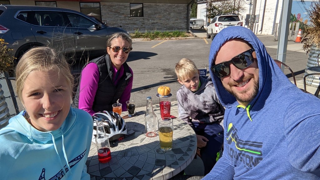 Drinks at Pulpit Rock Brewery