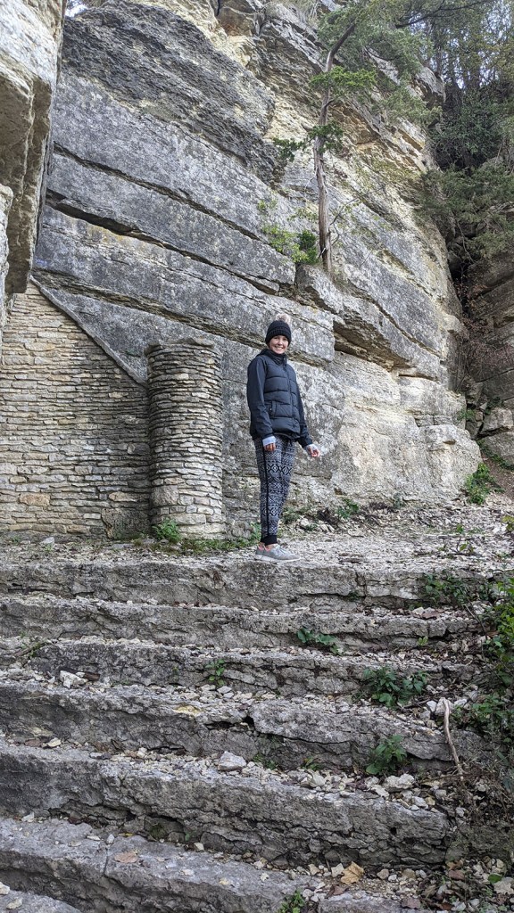 Stairway up to Pulpit Rock