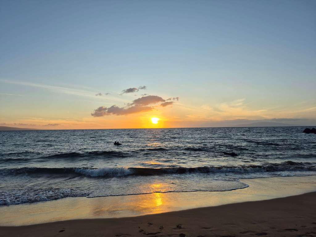 Sunset at Kamaole Beach